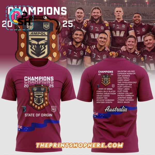State Of Origin Champions Queensland Maroons Hoodie