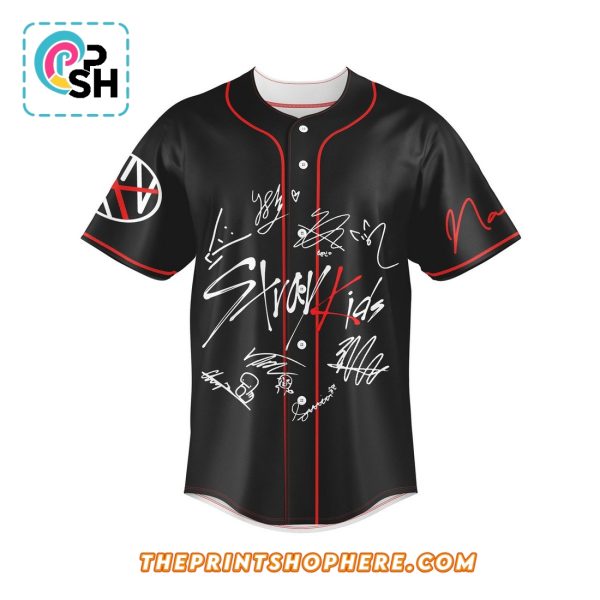 Stray Kids Dominate World Tour 2025 Baseball Jersey
