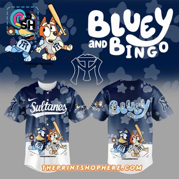 Sultanes de Monterrey Bluey and Bingo Jersey
