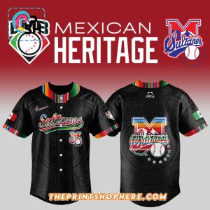 Sultanes de Monterrey Mexican Heritage Black Jersey