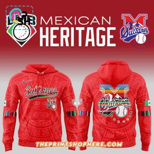 Sultanes de Monterrey Mexican Heritage Red Hoodie