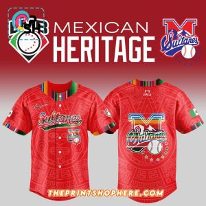 Sultanes de Monterrey Mexican Heritage Red Jersey