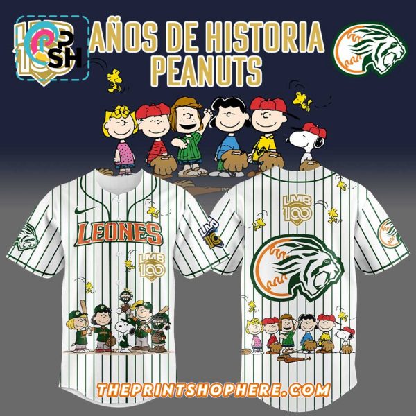 Sultanes de Monterrey x 100 Años De Historia Peanuts Jersey