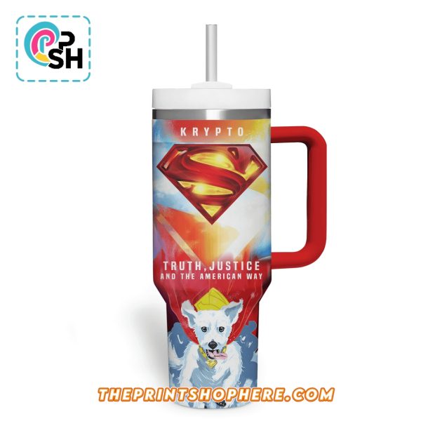Superman DC Movie 40oz Tumbler With Handle