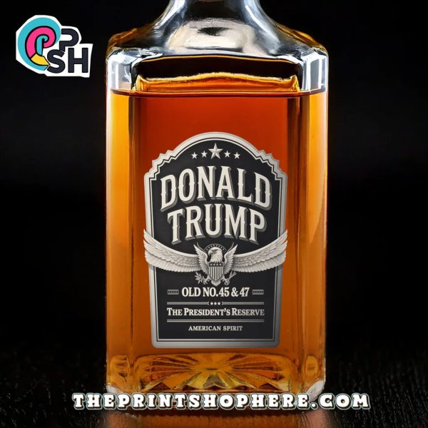 The President’s Reserve, American Spirit Whiskey Bottle