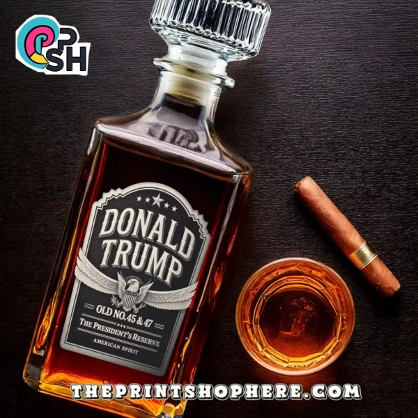 The President’s Reserve, American Spirit Whiskey Bottle
