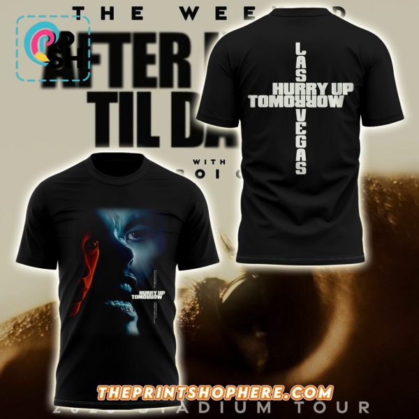 The Weeknd Tour 2025 at Santa Clara Black Hoodie