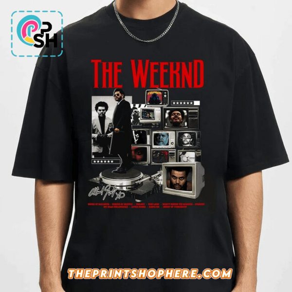The Weeknd Tour 2025 Signatures Tee T-Shirt