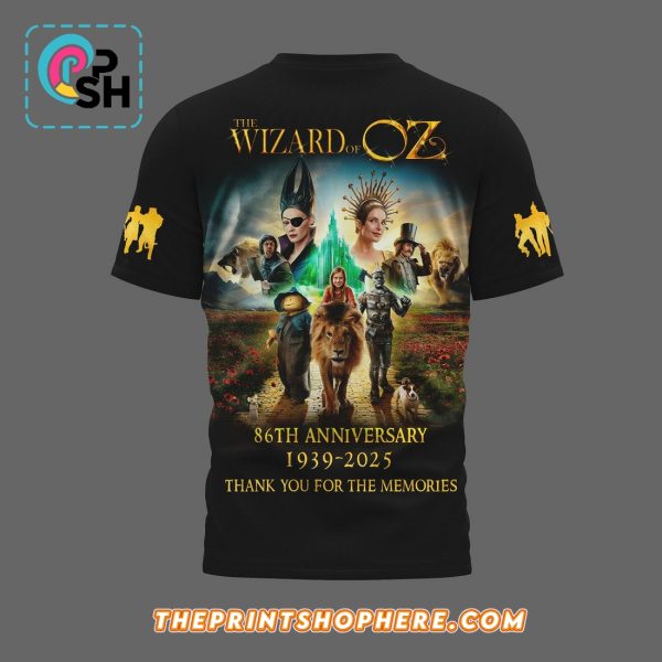 The Wizard of Oz 86th Anniversary Black Shirt