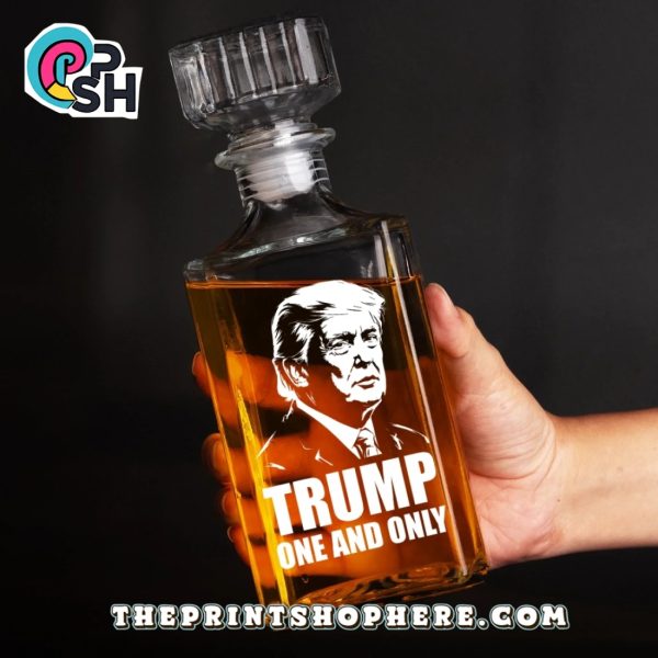 Trump One And Only US Patriotic Pride Whiskey Bottle