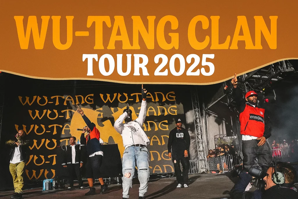 Wu-Tang Concert Poster Shirt for Denver