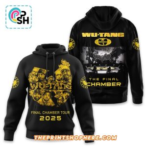 Wu-Tang Clan Final Chamber Tour 2025 Black Hoodie