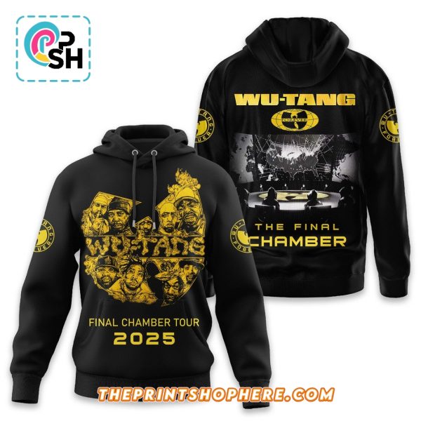 Wu-Tang Clan Final Chamber Tour 2025 Black Hoodie