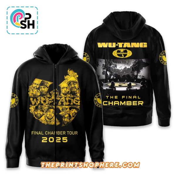 Wu-Tang Clan Final Chamber Tour 2025 Black Hoodie