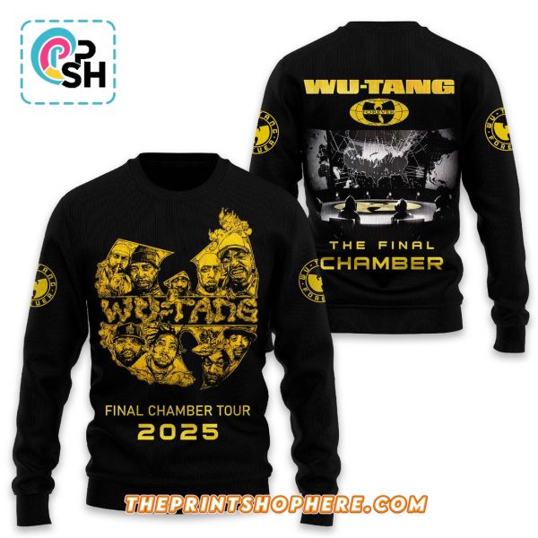 Wu-Tang Clan Final Chamber Tour 2025 Black Hoodie