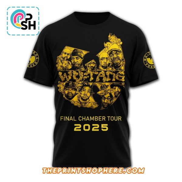 Wu-Tang Clan Final Chamber Tour 2025 Black Hoodie