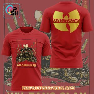 Wu Tang Concert Poster For Chicago Red Style Shirt