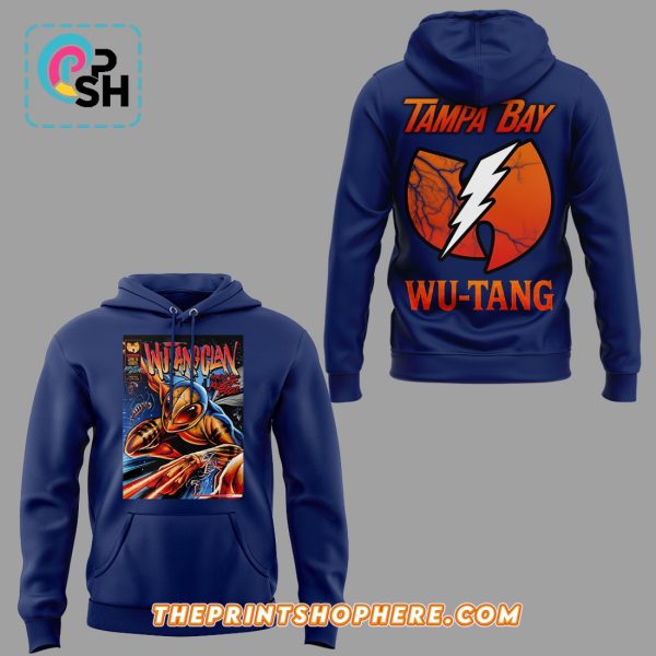 Wu-Tang x Tampa Bay Lightning Blue Hoodie 2025