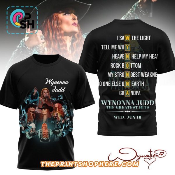 Wynonna Judd The Greatest Hits Black Shirt