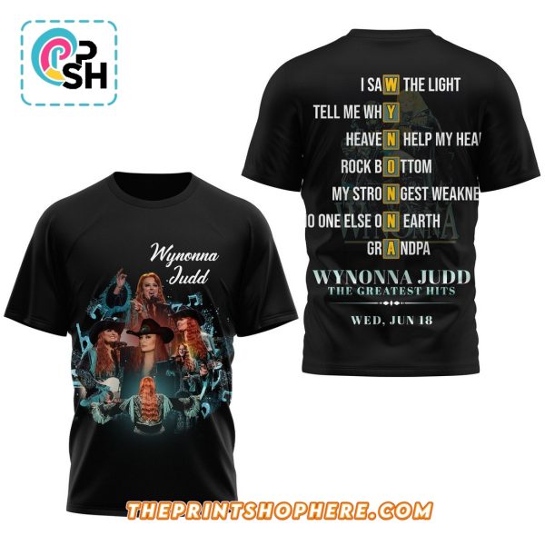 Wynonna Judd The Greatest Hits Black Shirt