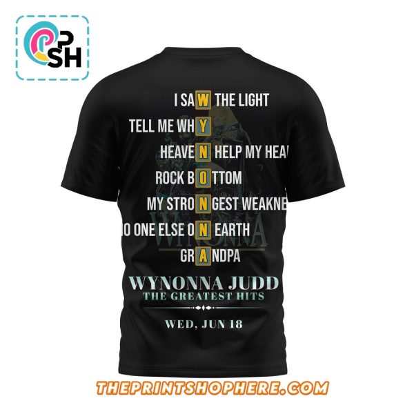 Wynonna Judd The Greatest Hits Black Shirt