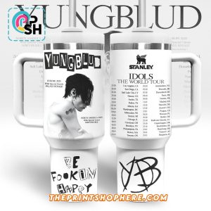 Yungblud Be Fookin 40oz Tumbler With Handle