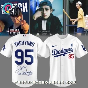 2025 LA Dodgers x BTS Taehyung Jersey