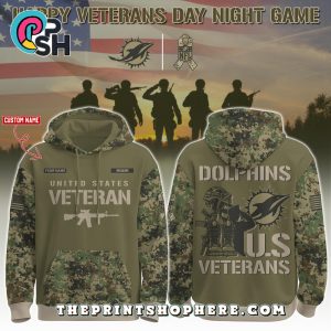 2025 Miami Dolphins NFL Veteran Day Hoodie, Pants