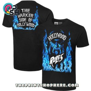 Black Hulk Hogan Hollywood Rules Shirt
