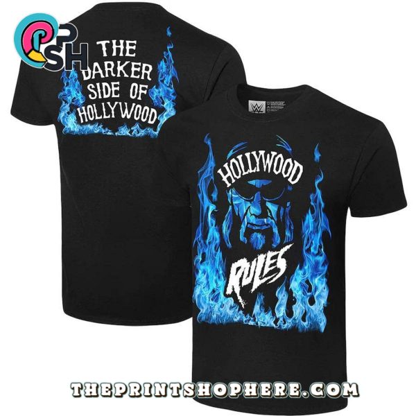 Black Hulk Hogan Hollywood Rules Shirt