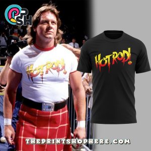 Black Rowdy Roddy Piper Hot Rod Shirt