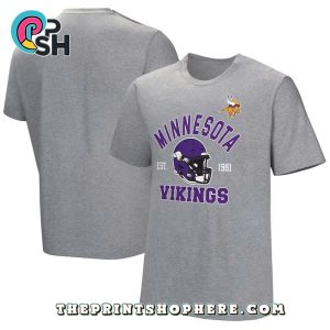 Gray Vikings Tackle Adaptive Shirt