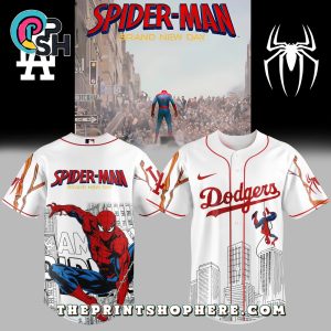 HOT Los Angeles Dodgers x Spider-Man Baseball Jersey