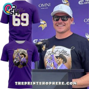 Jared Allen Vikings Football Hall of Fame Class of 2025 Shirt