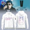 2025 LA Dodgers x BTS Taehyung Navy Hoodie