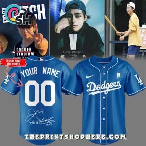 LA Dodgers x BTS 2025 Custom Baseball Jersey