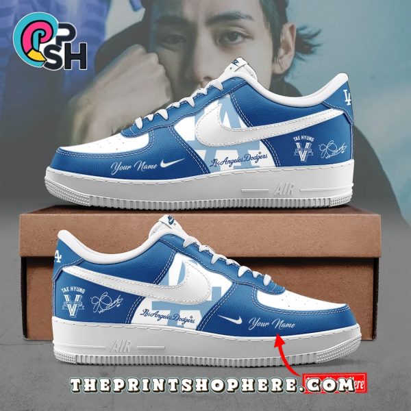 Los Angeles Dodgers x BTS Army Air Force 1 Sneakers
