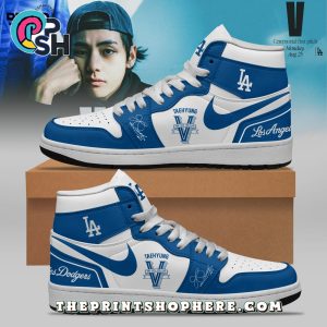Los Angeles Dodgers x BTS Army Air Jordan 1 Hightop
