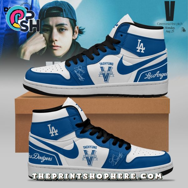 Los Angeles Dodgers x BTS Army Air Jordan 1 Hightop