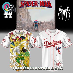 Los Angeles Dodgers x Spider-Man 2025 Baseball Jersey