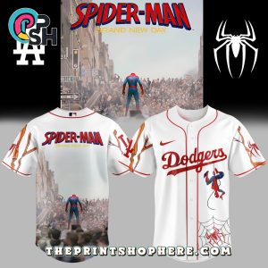 Los Angeles Dodgers x Spider-Man Day Baseball Jersey
