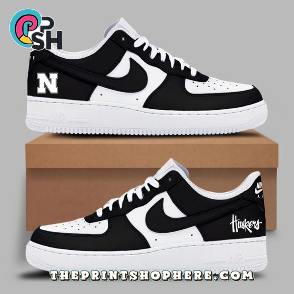 Nebraska Cornhuskers Alternate Dark Mode Air Force 1