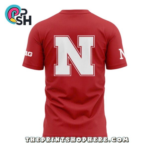 Nebraska Cornhuskers Baseball Stickman Red Hoodie