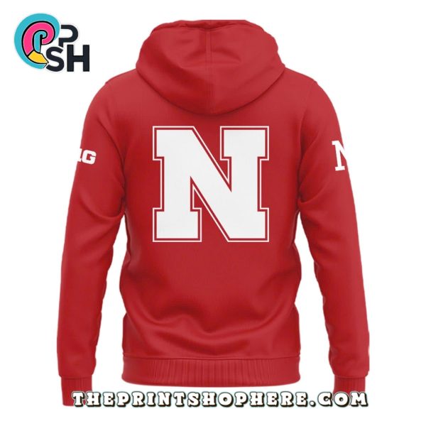 Nebraska Cornhuskers Baseball Stickman Red Hoodie, Pants