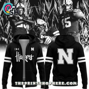 Nebraska Cornhuskers Dark Mode Design Hoodie