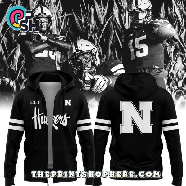 Nebraska Cornhuskers Dark Mode Design Hoodie