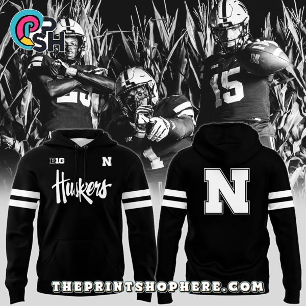 Nebraska Cornhuskers Dark Mode Design Hoodie, Pants