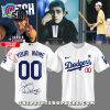 LA Dodgers x BTS 2025 White Baseball Jersey