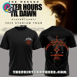 The Weeknd After Hours Till Dawn Tour Hoodie 2025