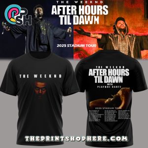 The Weeknd After Hours Till Dawn Tour Shirt